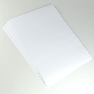 100 fogli di carta adesiva bagnata DIN A4