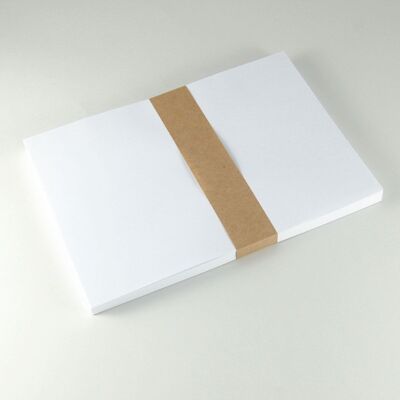 100 fogli di carta adesiva bagnata DIN A5