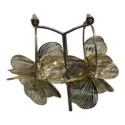 Golden Dahlia earrings