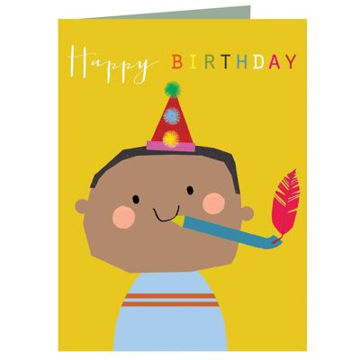 Tarjeta de cumpleaños TMC02 Mini Party Horn