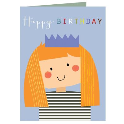 TMC04 Mini tarjeta de cumpleaños para niña