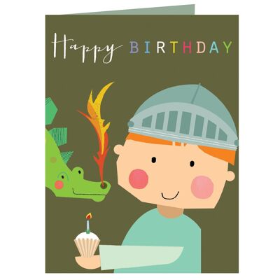 TMC05 Mini Knight Birthday Card