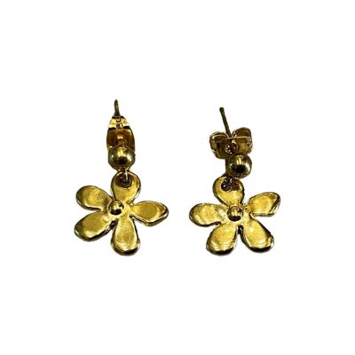 Pendientes Flor Dorada