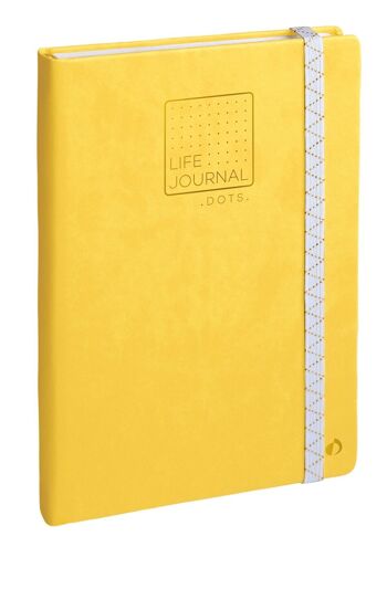 CARNET 21 dots Life Journal jaune El 1