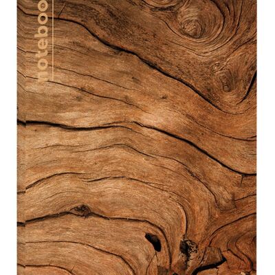 NOTEBOOK 24 R lined Breathe wood