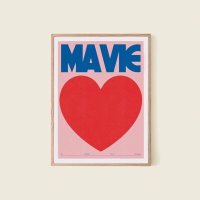 Affiche - Ma vie - 50x70cm