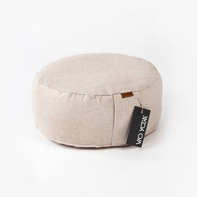 Meditation cushion • Linen natural / organic