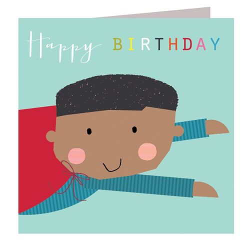 MC08 Superhero Happy Birthday Card