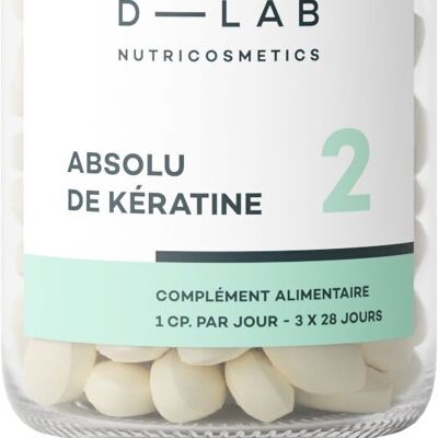 Absolu de Kératine Comprimés 3 meses - Anticaída y reparadora - Complementos alimentarios
