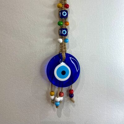 Bunte Perlen – Auge des Schutzes, handgefertigt in der Türkei aus Glaspaste
