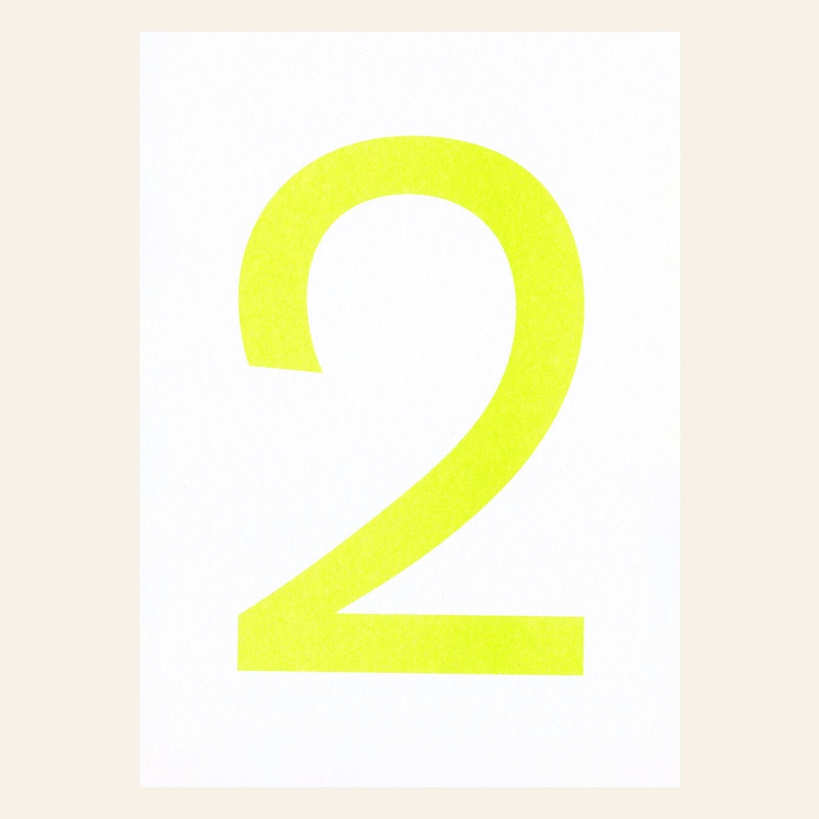 Cartolina postale Risografia – "Due" – DIN A6