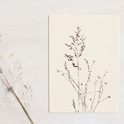 Tarjeta “Flores Silvestres” • Colección Empreintes • A6 (sobre incluido)