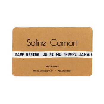 SAUF ERREUR, JE NE ME TROMPE JAMAIS - Sans Charm