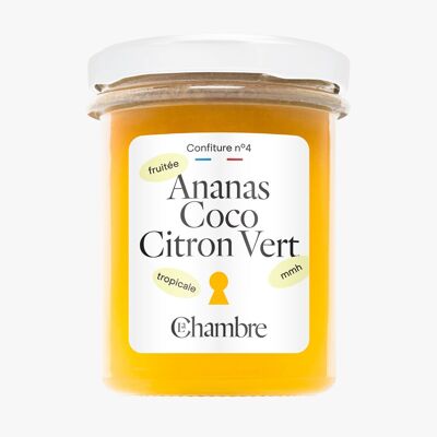 Confettura di ananas, cocco e lime - 200G