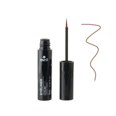 Brown eyeliner 5ml - certified organic