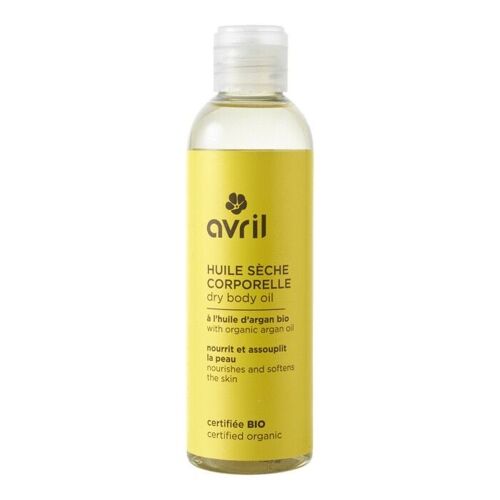 Huile sèche corporelle 200 ml certifiée bio