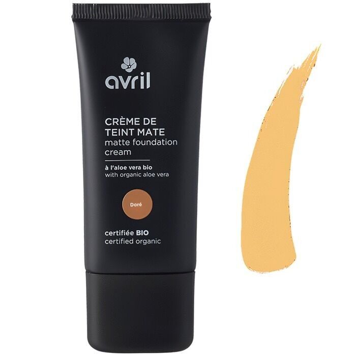 Goldene matte Grundierungscreme 28 ml. Aus kontrolliert biologischem Anbau