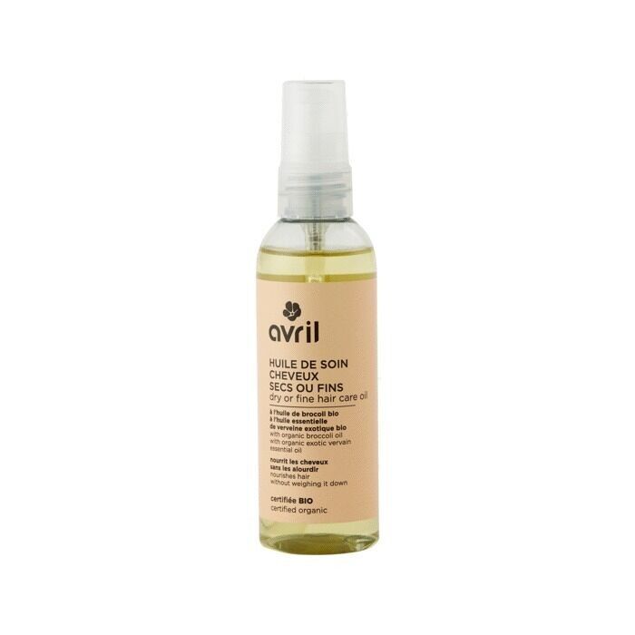Dry and fine hair care oil 100ml certified organic