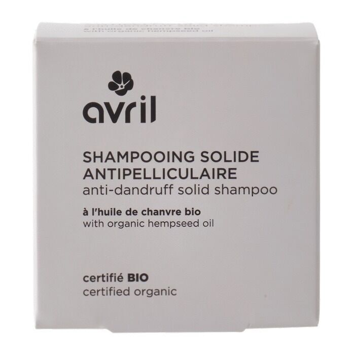 Solid anti-dandruff shampoo 60g certified organic