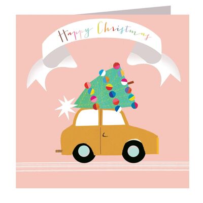 Tarjeta de árbol de Navidad TF02