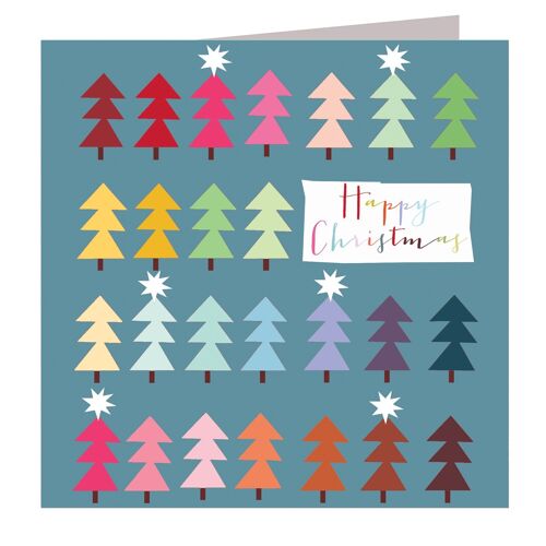 TF03 Christmas Trees Card