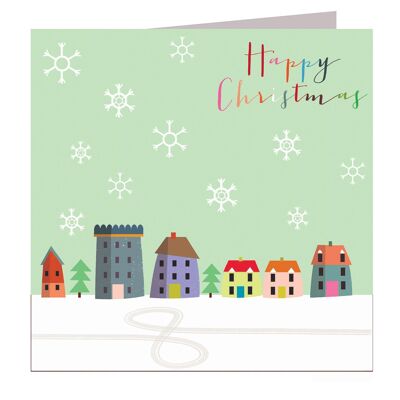 TF05 Schneeflocken-Weihnachtskarte