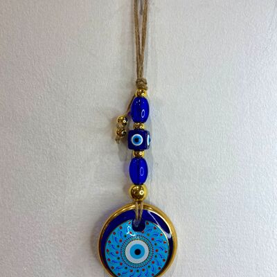 Gini - Protective eye handmade in Turkey in glass paste