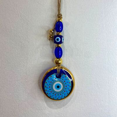 Gini - Protective eye handmade in Turkey in glass paste