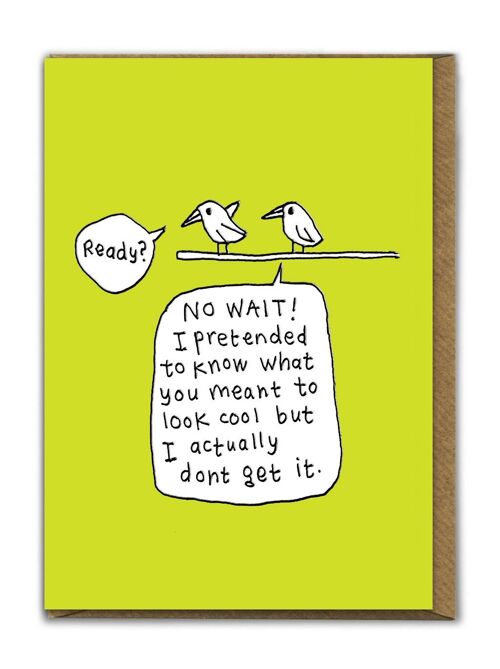 Funny EMBOSSED Birthday Card - Ready?