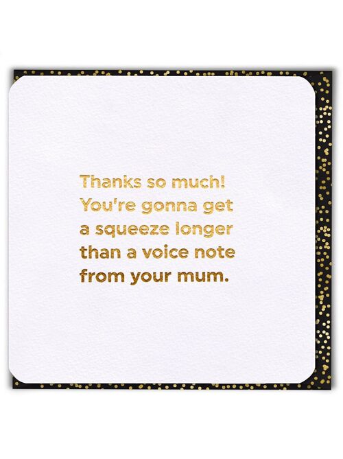 Funny Thank You Card - Thank You