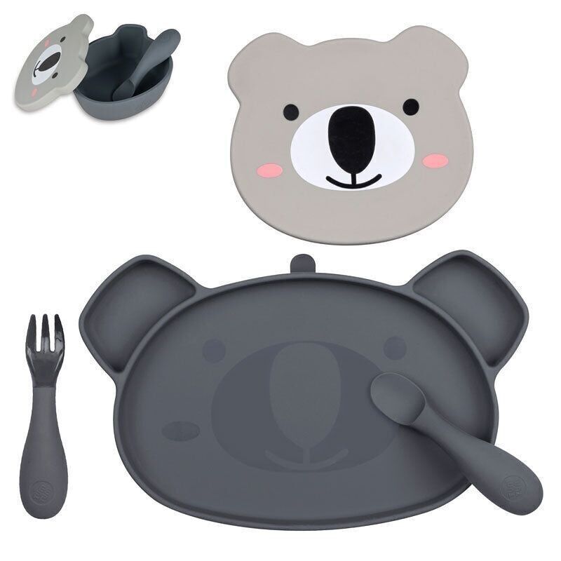 Contenitore per pasti in silicone Koala Grey