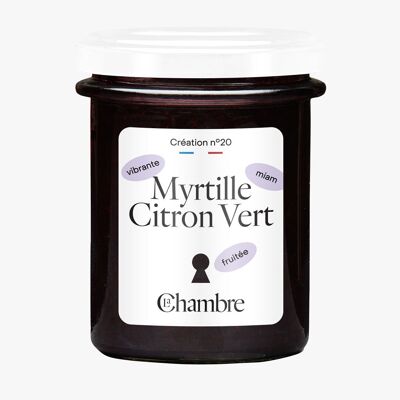 Confiture Myrtille Citron Vert - 200G
