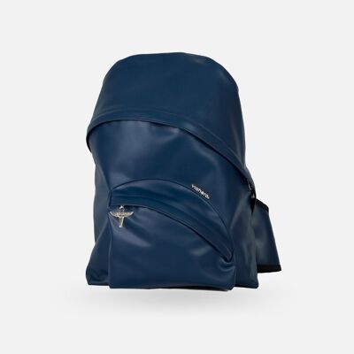 Pilot Bag | navy blue single shoulder strap vegan backpack