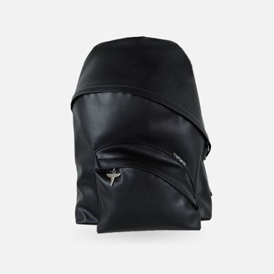 Pilot Bag | black vegan single shoulder strap backpack