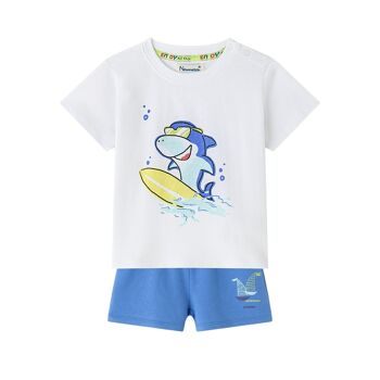 Ensemble t-shirt et short bébé garçon 1