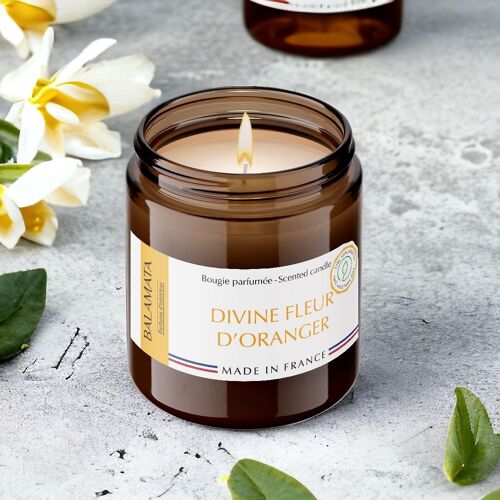 Divine Fleur d'Oranger - Bougie Parfumée 140G - En Camargue