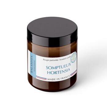 Somptueux Hortensia - Bougie Parfumée 140G - En Bretagne 2