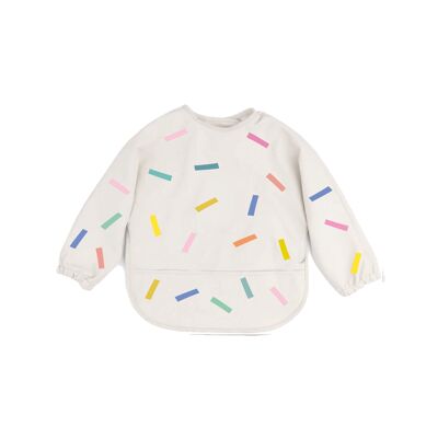 Baby Long Sleeve Bib Confetti