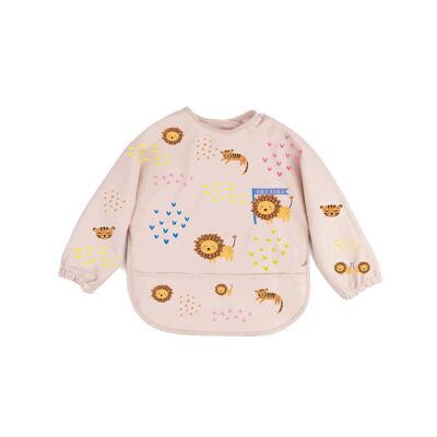 Baby Long Sleeve Bib Wild Child