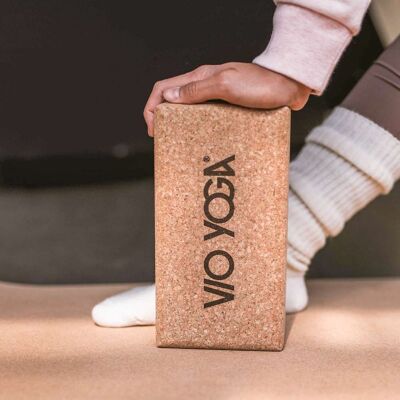 Yoga block cork