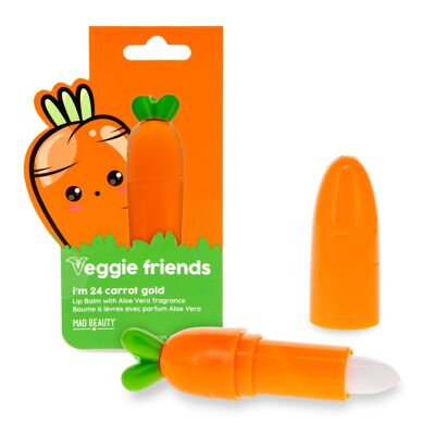 Bálsamo labial de zanahoria Veggie Friends de Mad Beauty