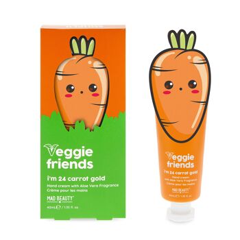 Crème pour les mains à la carotte Mad Beauty Veggie Friends 1