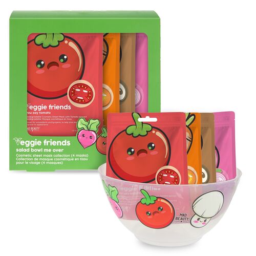 Mad Beauty Veggie Friends Salad Bowl Face Mask Collection