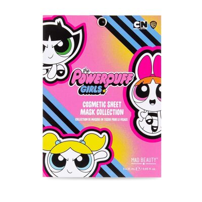 Mad Beauty Warner Powerpuff Girls Mädchen-Gesichtsmasken-Set, 3-teilig