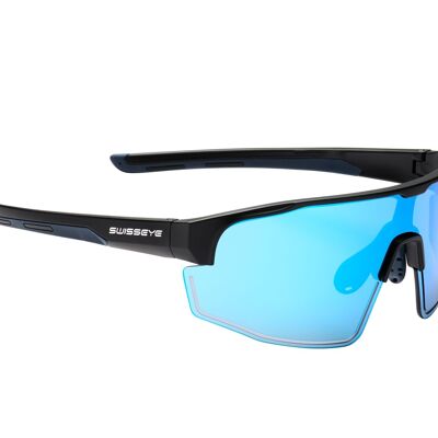 12391 Sports glasses Venture-black matt/dark blue
