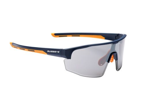 12392 Sportbrille Venture-dark blue matt/orange