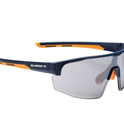 12392 Sports glasses Venture-dark blue matt/orange