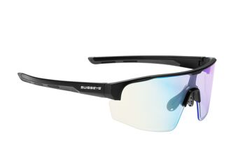 12393 lunettes de sport Venture-noir mat/gris 1