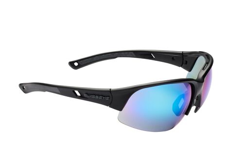 12311 Sportbrille Tilton Halfrim-black matt/grey