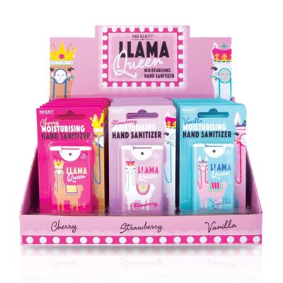 Mad Beauty Llama Queen Hand Cleansers CDU